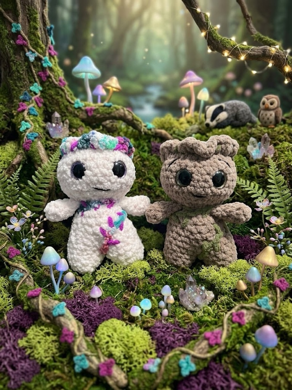 Handmade Crotchet One-Of-A- Kind Groot Character